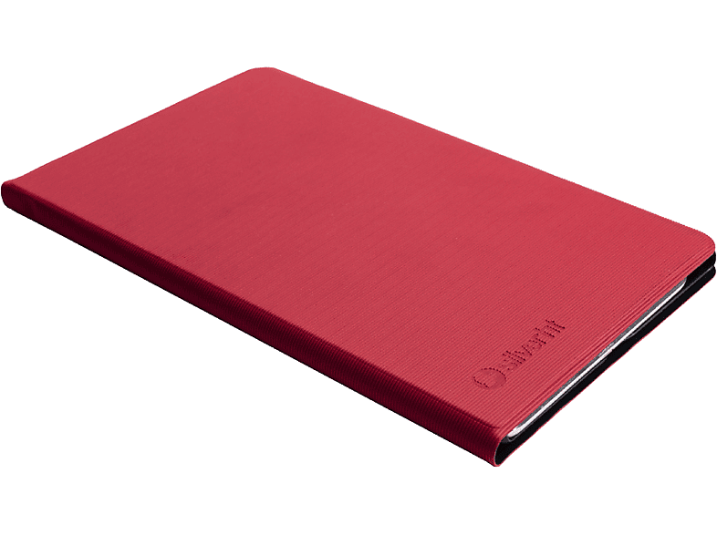 Funda tablet - Silver HT Samsung A9+, Para 11, Poliuretano y Microfibra, Antideslizante, Rojo