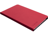 Funda tablet - Silver HT Samsung A9+, Para 11, Poliuretano y Microfibra, Antideslizante, Rojo