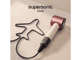Secador - Dyson Supersonic™ Travel, Voltaje universal, Compacto y Ligero, Control inteligente del calor, 3 Temp, 2 Flujo de aire, Ceramic Pink