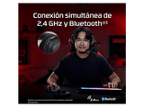 Auriculares gaming - HyperX Cloud Alpha 2, Diadema, Inalámbricos, 250 h, PC/Consolas, Micrófono, Sonido Hi-Fi, Negro