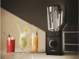Batidora de vaso - Haier I-Master Series 5 HBL5B2 011, 1200W, 1.7 l, 6 cuchillas, Jarra Personal de 0.6 L, 5 Velocidades, Limpieza automática, Negro