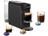 Cafetera de cápsulas - De'Longhi Vertuo Up ENV200.GY, 19 bar, 1.4 l, 1100 W, Negro