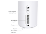 Sistema WiFi Mesh - TP-Link Deco X10-4G, 1500 Mbps, MU-MIMO, 4G+, WiFi 6, Blanco