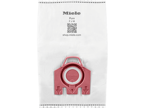 Accesorio aspirador - Miele FJM HyClean Pure, Bolsas de Aspiradora, Tecnología HyClean, Cierre Automático, Blanco