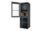 Vinoteca integrable - Haier In-Vista CSW9619ENGBW, Total No Frost, Duo Cooling, Air Flow Natural System, 40 botellas, Negro