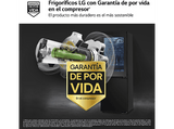 Frigorífico combi - LG GBG5160CEV, No Frost, 186 cm, 352 l, DoorCooling+™, Instaview™, ThinQ™, Acero negro grafito
