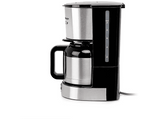 Cafetera de goteo - Orbegozo CG 5020, 800 W, Jarra termo de 1.2 l, 12 Tazas, Apagado automático, Protección antigoteo, Inox