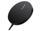 Cargador móvil inalámbrico - Baseus SIMPLE MINI3, 15W, Carga inalámbrica MagSafe y Qi, Negro