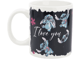 Taza - I love you Lilo & Stitch, Termosensible, Cerámica, 325 ml