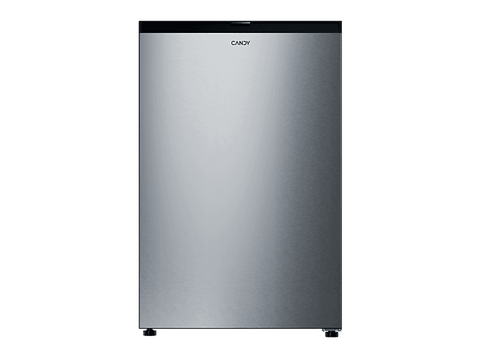 Nevera pequeña - Candy CNOQ2S58EX City Fresco 300, Static Low frost, 85 cm, 129 l, Con congelador, Puerta reversible, Inox