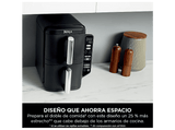 Freidora de aire - Ninja SL300EU, 2470 W, 7.6 l dividido en 2 bandejas, Negro