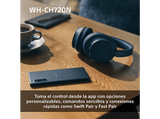 Auriculares inalámbricos - Sony WH-CH720NP, Cancelación ruido (Noise Cancelling), 35h, Carga Rápida, Con Asistente, Bluetooth, De Diadema, ANC, Rosa