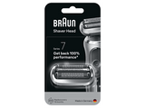 Recambio para afeitadora - Braun 74S, Compatible con afeitadoras Series 7, Plata