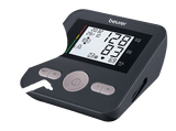 Tensiómetro - Beurer BM2R BEAT+, Detección Arritmia, Memoria 4 x 30 Mediciones, Pantalla de Fácil Lectura, Negro