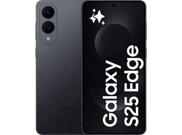 Móvil - Samsung Galaxy S25 Edge, Negro, 256 GB, 12 GB RAM, 6.7" WQHD+, Qualcomm Snapdragon 8 Elite, 3900 mAh, Android 15