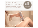 Rasuradora - Philips Lady Shaver Series 8000 BRL129/00, Cabezal Flexible, Luz LED, Uso seco/húmedo, Autonomía de 100 min, Rosa