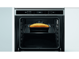 Horno a vapor - Whirlpool W6 OS4 4S1 P, Multifunción, Pirolítico, 73 l, 59.5 cm, tecnología 6th SENSE, Acero inoxidable y negro