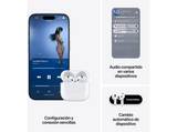 Apple AirPods 5 (2026), Cancelación Activa de ruido, Traducción tiempo real, Audio adaptativo, Chip H2, USB-C, Blanco