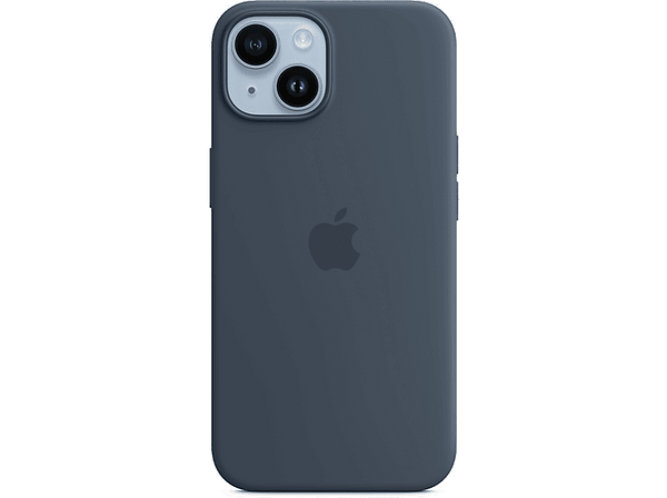Apple Funda de silicona con MagSafe para el iPhone 14, Azul