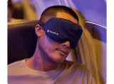 Masajeador facial - Therabody SleepMask, Para Cara, 240 min Autonomía, 3 Vibraciones, Opacidad Total, Azul