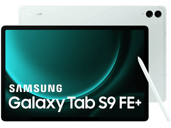 Tablet - Samsung Galaxy Tab S9 FE Plus Wifi, 128GB, 8GB RAM, Verde Claro, 12.4", S Pen, WQXGA, Exynos 1380, Android 13