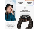Reloj deportivo - Polar Grit X2, Brown, 22 mm, 1.28, 90h Autonomía en modo ECO, Silicona, GPS Dual