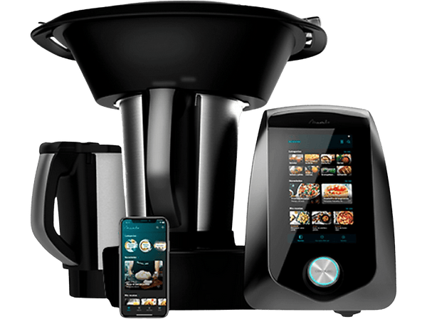 Robot de cocina - Cecotec Mambo 12090 Habana, 30 Funciones, 3 l, SoftScreen TFT de 7”, Negro