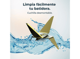 Batidora de vaso - Cecotec Power Titanium 900 ProGo, 900W, 2 vasos portátiles de 570 ml, 4 cuchillas de titanio, Asa de silicona, Pica hielo, Negro