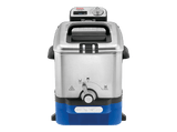 Freidora - Tefal FR8040, 2300 W, 3.5 l de aceite, 1.2 Kg de comida, Filtrado automático, Temporizador digital,  Negro, Acero inoxidable