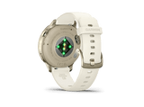 Reloj deportivo - Garmin Venu 4, Blanco, 41mm, Pantalla 1.2, Autonomía 10 Días, Alineación del Sueño, Correa de Silicona