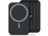 Powerbank - ISY IMC 5000, 5000 mAh, USB, Carga inalámbrica, Negro