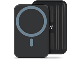 Powerbank - ISY IMC 5000, 5000 mAh, USB, Carga inalámbrica, Negro
