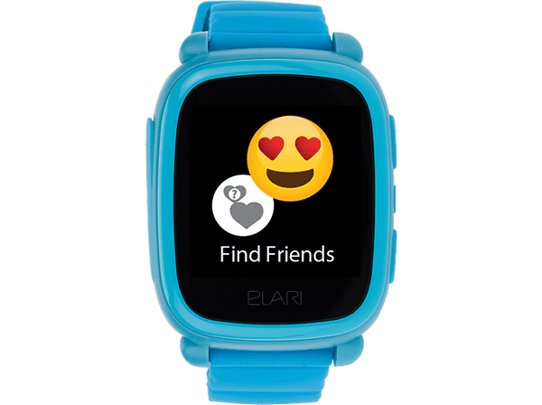 Smartwach infantil - Elari KidPhone 2G, Talla Infantil, 1.4" Táctil IPS, USB-C, Botón SOS, Función Zonas Seguras, 450 mAh, Azul