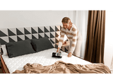 Aspirador de tapicerías - Cecotec Conga RockStar 3000 Mattress, Colchones, ciclónico, 300W, 10 kPa, Luz ultravioleta, Cepillo motorizado, 200ml, Negro