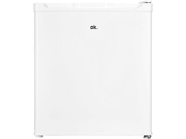 Frigorífico Table Top - OK OFK 061 E W, Compresor, 51 cm, 41 l, Independiente, Compresor Blanco