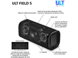 Altavoz inalámbrico - Sony ULT FIELD 5 (SRSULT50B), Bluetooth portátil, ULT POWER SOUND, 25 h, IP67, Resistente al agua, Correa, Con luces, Negro