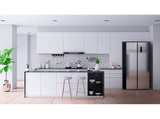 Frigorífico americano - Cecotec Bolero CoolMarket SBS 430 Inox E, Total No Frost, 177 cm, 430 L, Multi Air Flow, Motor Inverter Plus, Inox