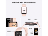 Smartwatch - Samsung Galaxy Fit3, 40mm, 256GB, RAM 16GB, 1.6 AMOLED, IP68, FreeRTOS, BT 5.3, hasta 13h, Pink