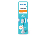 Recambio para cepillo dental - Philips Sonicare For Kids HX6034/90, x4 Cabezales de recambio, Diseñado para niños +3 años