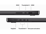 Apple MacBook Pro (2023) MRW13Y/A, 16,2, Chip M3 Max, CPU de 16 núcleos, GPU de 40 núcleos, 128 GB RAM, 8TB de SSD, macOS, Negro