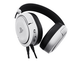 Auriculares gaming - Trust Gaming GXT 498W Forta, Con cable, Micrófono desmontable, Ecológico, Blanco
