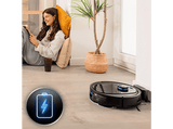 Robot aspirador - Cecotec Conga 7690 Immortal Max, 45W, Autonomía 220 min, Limpieza 4 en 1, App, WiFi, Navegación láser, 5000Pa, Black
