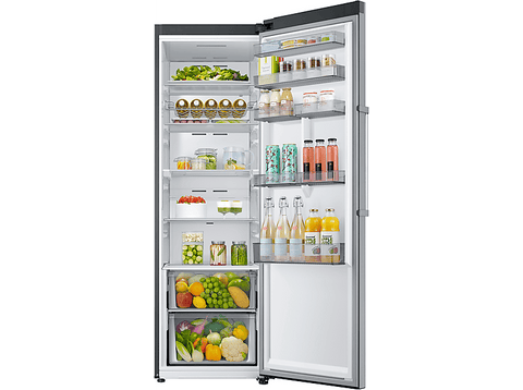 Frigorífico una puerta - Samsung Smart RR39C7BH5S9/EF, All Around Cooling, 186 cm, 387 l, Balda Plegable, WiFi, Inox
