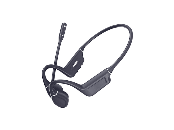 Auriculares conducción ósea - Vieta Pro Bone Dual Mic, Supraaurales, Bluetooth, Autonomía 10 h, Negro