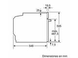 Horno - Siemens HB574AER3, IQ300, Multifunción, Pirolítico, 71 l, 60 cm, HumidClean, perfectCooking 3D, Inox