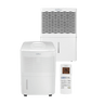 Deshumidificador - Daitsu ADD-20XB, Capacidad 20 l/d, Depósito 3.7 l, Superficie 24 m², Blanco