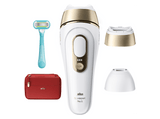 Depiladora IPL - Braun Luz Pulsada Silk·expert Pro 5 PL5221, Depilación en casa, Sensor SmartSkinProtect, Cabezal Smart Flex y de precisión