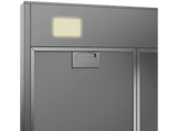 Campana decorativa - Beko BHCB61622BXH, 3 Niveles Ventilador, 613 m³/h, 60 cm, Libre Instalación, Acero Inoxidable