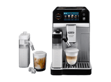 Cafetera superautomática - De'Longhi Eletta Ultra ECAM470.85.MB, 1450 W, 19 bar, Molinillo integrado, Depósito de leche, Táctil, 50 recetas, Metálico