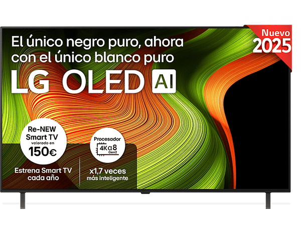 TV OLED 55" - LG OLED55B56LA, OLED 4K, Procesador Inteligente α8 AI Processor 4K Gen2, Smart TV, DVB-T2 (H.265), Umber brown